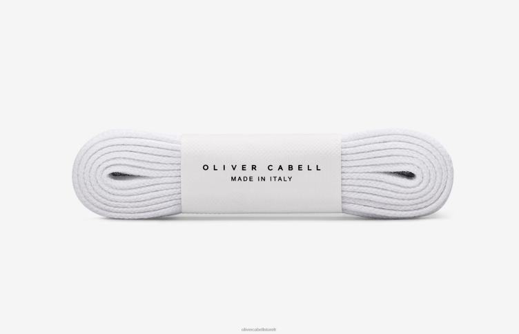 Oliver Cabell unisexe lacets en coton 4D0P276 accessoires blanc