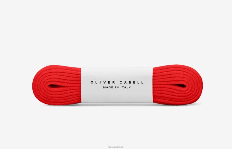 Oliver Cabell unisexe lacets en coton 4D0P284 accessoires rouge