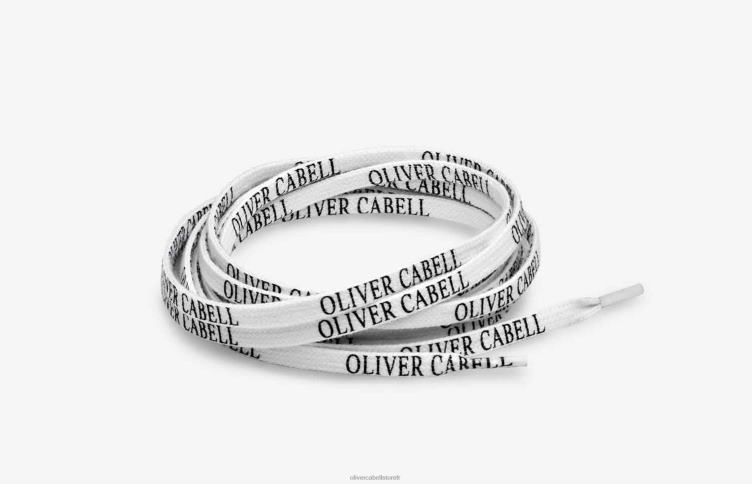 Oliver Cabell unisexe lacets à logo 4D0P282 accessoires blanc