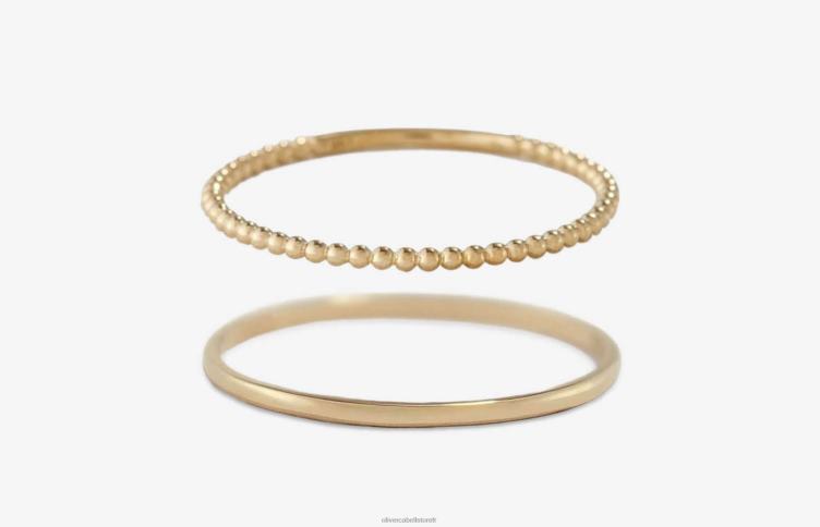 Oliver Cabell femmes ensemble d'empileur 4D0P439 accessoires or