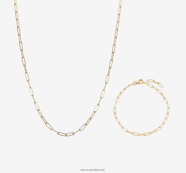 Oliver Cabell femmes ensemble de liens 4D0P449 accessoires or