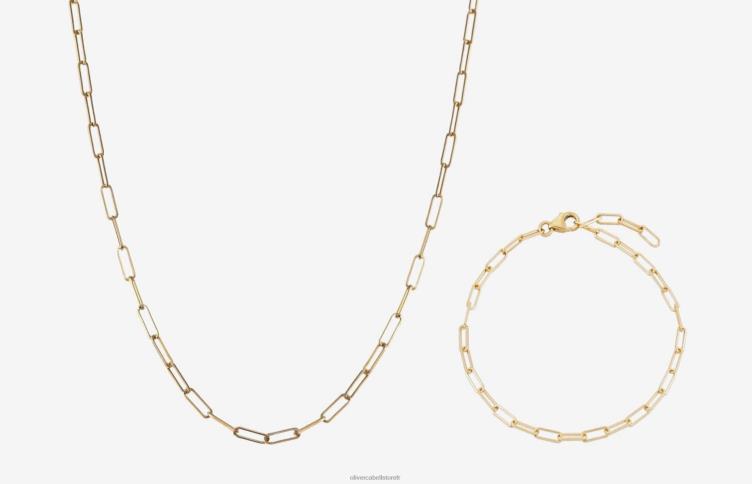 Oliver Cabell femmes ensemble de liens 4D0P449 accessoires or