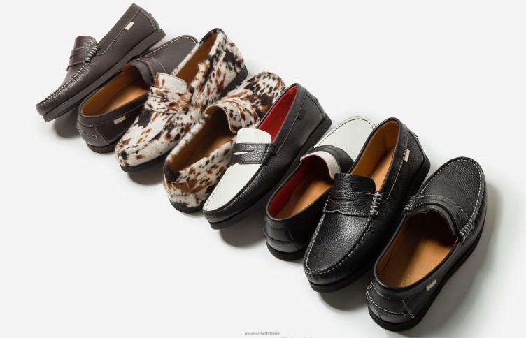 Oliver Cabell femmes mocassin 4D0P407 chaussure noir