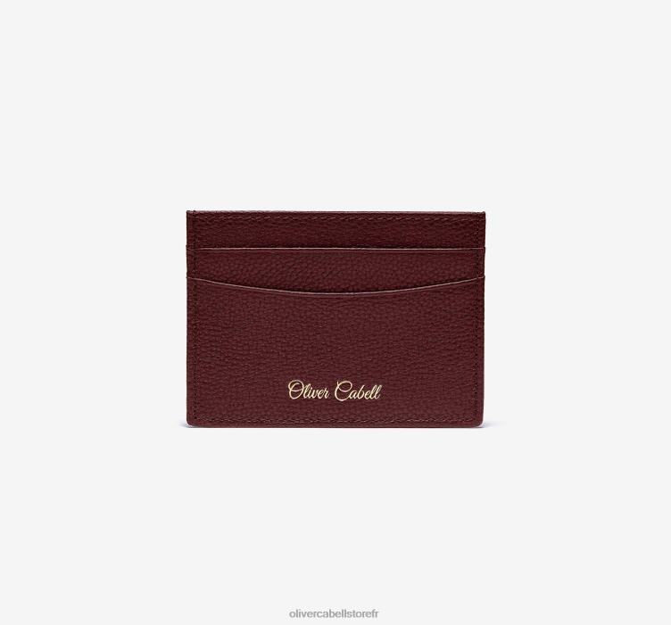 Oliver Cabell Hommes porte-cartes en cuir oc 4D0P236 accessoires Bourgogne