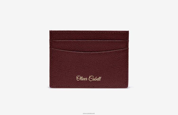 Oliver Cabell Hommes porte-cartes en cuir oc 4D0P236 accessoires Bourgogne