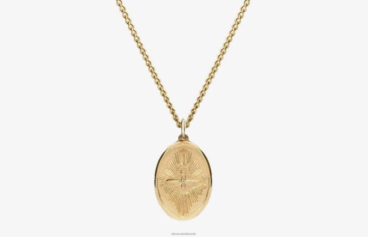 Oliver Cabell Hommes collier pendentif colombe 4D0P209 accessoires or