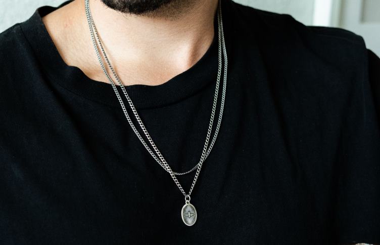 Oliver Cabell Hommes collier pendentif colombe 4D0P210 accessoires argent