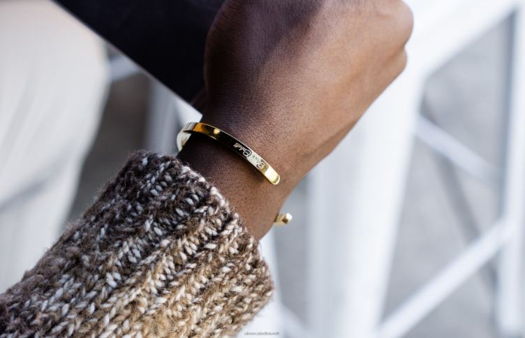 Oliver Cabell Hommes Alan manchette 4D0P216 accessoires or