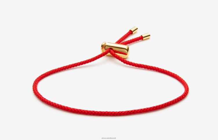 Oliver Cabell Hommes bracelet cordon cameron 4D0P192 accessoires Or rouge