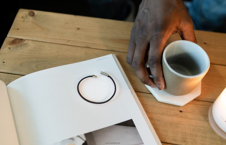 Oliver Cabell Hommes bracelet cordon fougère 4D0P204 accessoires noir