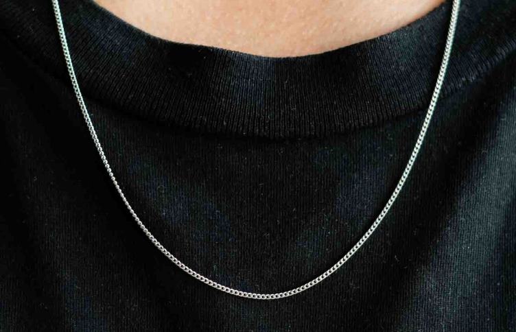 Oliver Cabell Hommes Chaîne cubaine de 1,4 mm 4D0P213 accessoires argent