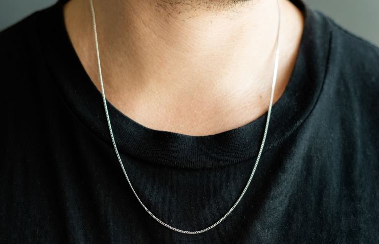 Oliver Cabell Hommes Chaîne cubaine de 1,4 mm 4D0P213 accessoires argent