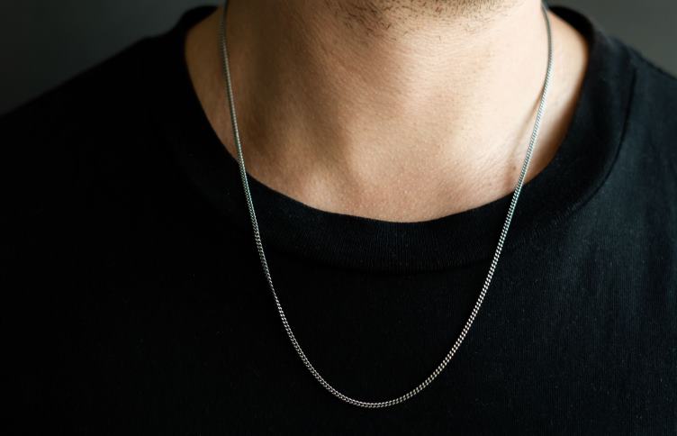 Oliver Cabell Hommes chaîne cubaine 2 mm 4D0P212 accessoires argent