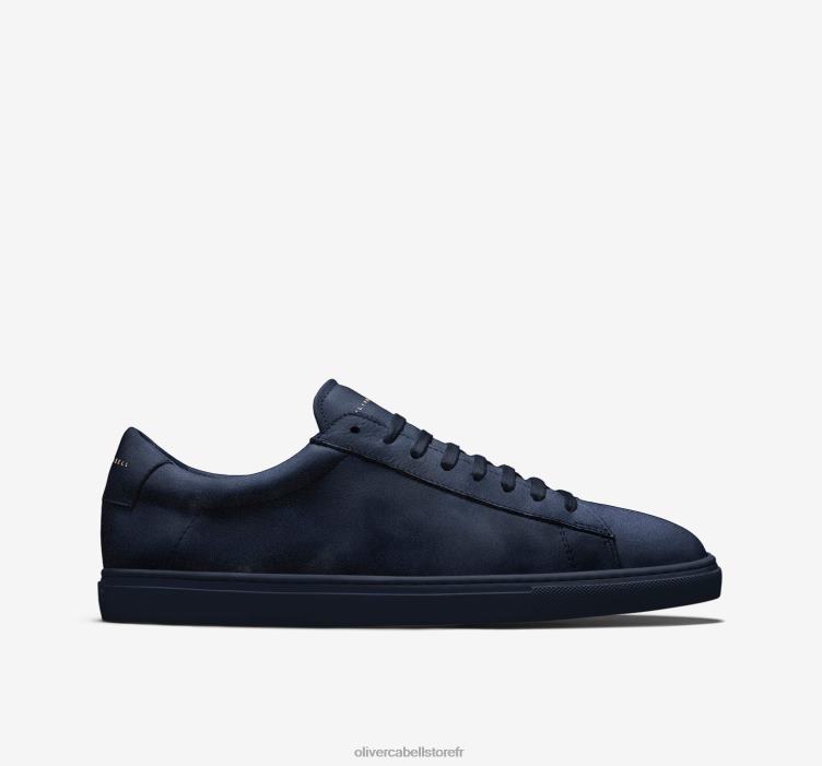 Oliver Cabell Hommes faible 1 4 4D0P78 chaussure nubuck bleu marine