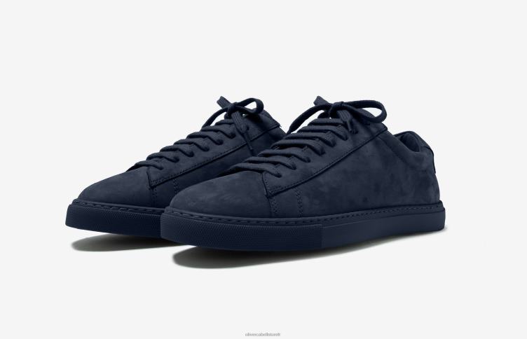 Oliver Cabell Hommes faible 1 4 4D0P78 chaussure nubuck bleu marine