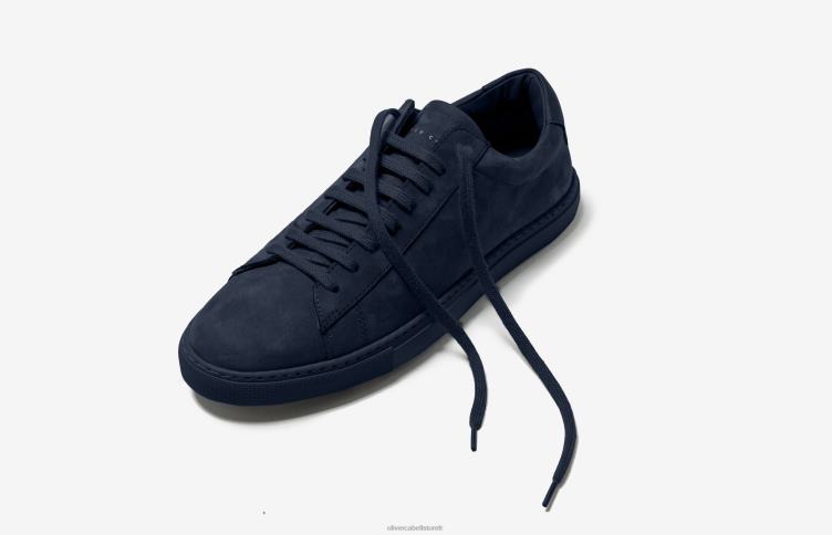 Oliver Cabell Hommes faible 1 4 4D0P78 chaussure nubuck bleu marine
