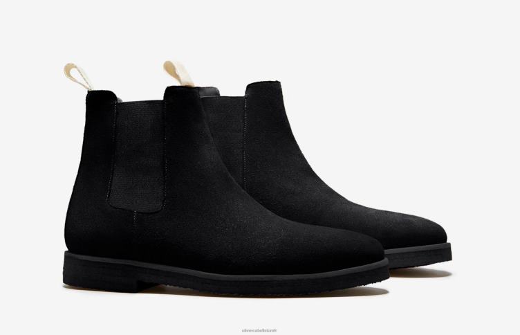 Oliver Cabell Hommes botte chelsea 4D0P173 chaussure Suède noir