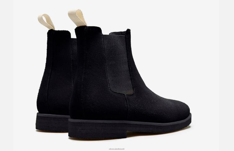 Oliver Cabell Hommes botte chelsea 4D0P173 chaussure Suède noir