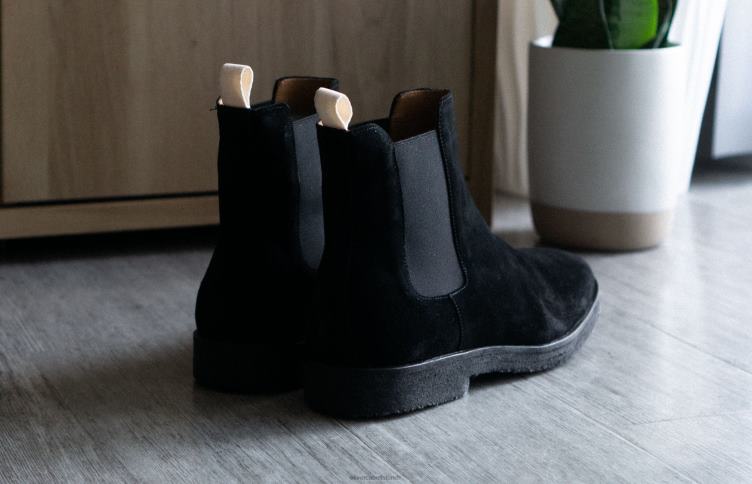 Oliver Cabell Hommes botte chelsea 4D0P173 chaussure Suède noir