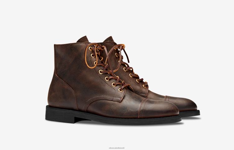 Oliver Cabell Hommes qn 1 4D0P191 chaussure koudou ciré en hickory