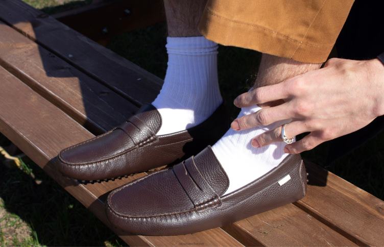 Oliver Cabell Hommes chauffeur 6 4D0P151 chaussure galet de chocolat