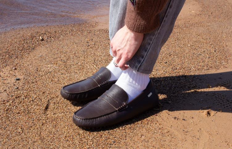 Oliver Cabell Hommes chauffeur 6 4D0P151 chaussure galet de chocolat