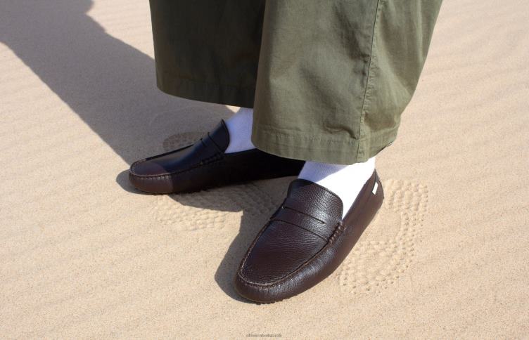 Oliver Cabell Hommes chauffeur 6 4D0P151 chaussure galet de chocolat