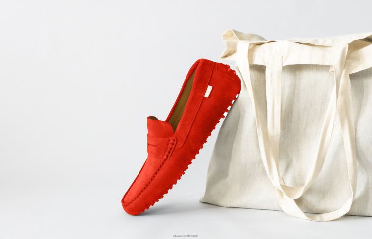 Oliver Cabell Hommes chauffeur 7 4D0P165 chaussure rouge