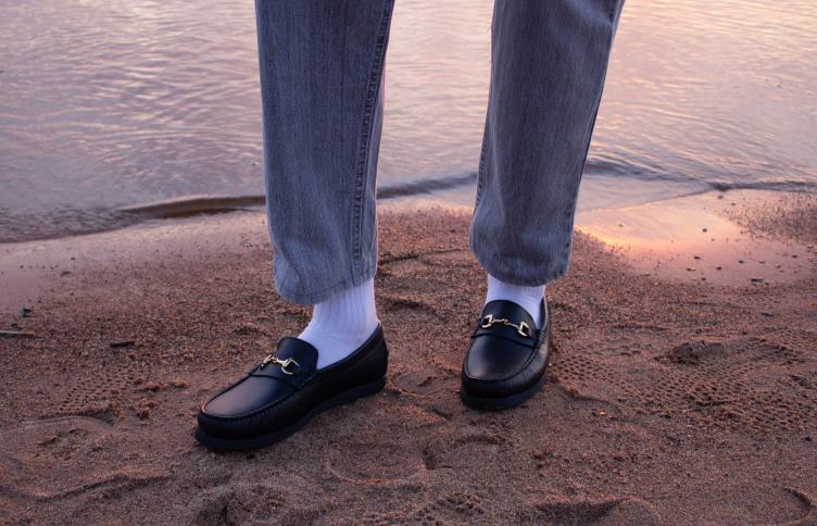 Oliver Cabell Hommes mocassin 4D0P103 chaussure noir