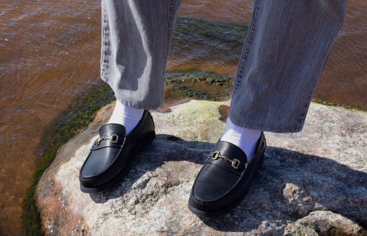 Oliver Cabell Hommes mocassin 4D0P103 chaussure noir