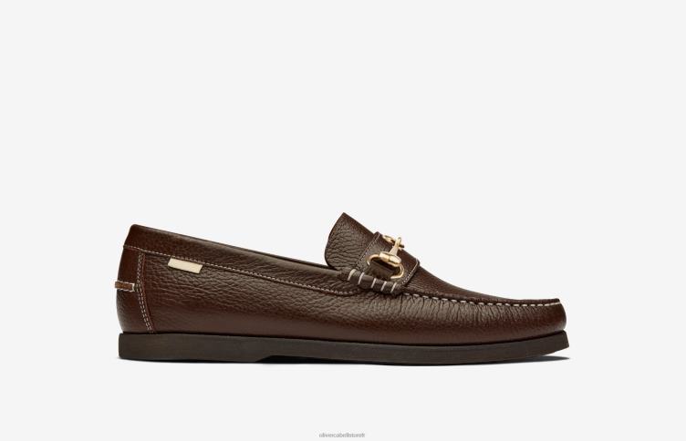 Oliver Cabell Hommes mocassin 4D0P184 chaussure chocolat