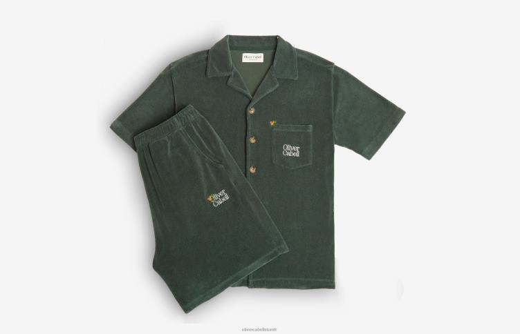 Oliver Cabell Hommes la capsule boutonnée en tissu éponge 4D0P243 vêtements yosemite