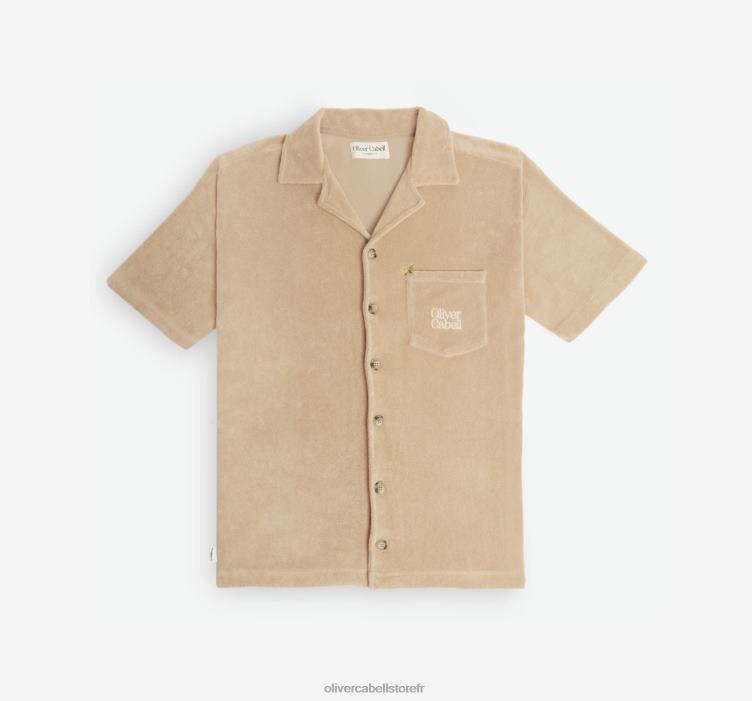 Oliver Cabell Hommes la capsule boutonnée en tissu éponge 4D0P244 vêtements mojave