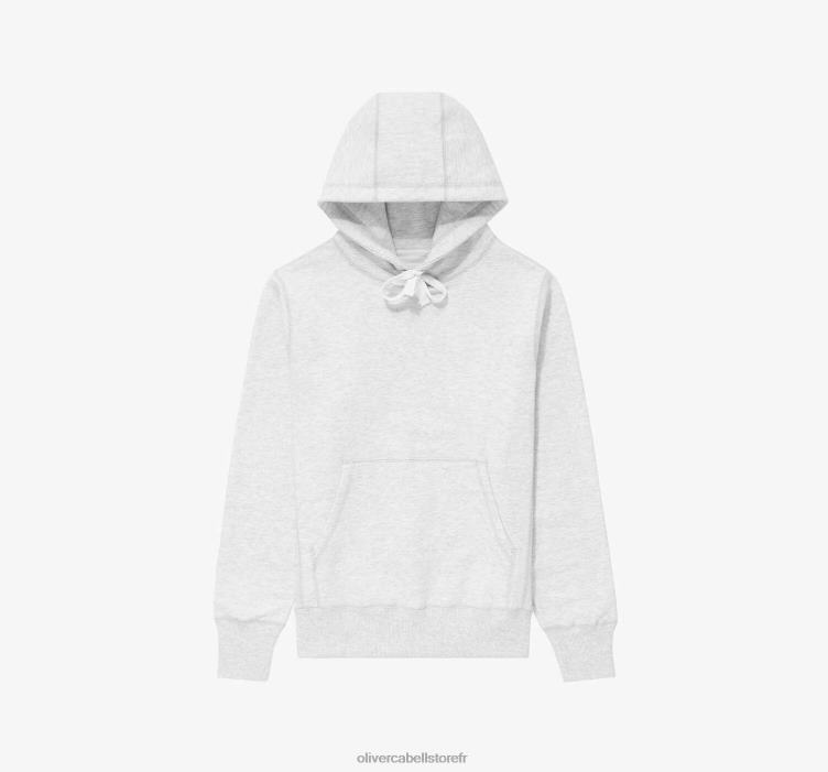Oliver Cabell Hommes sweat à capuche oc core 4D0P252 vêtements gris chiné