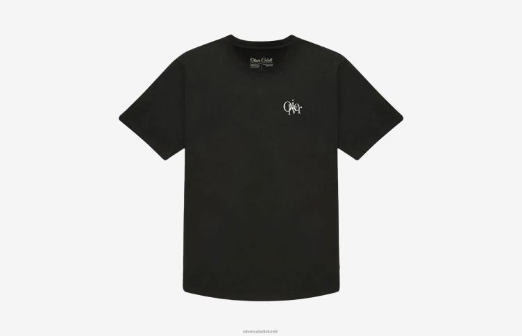 Oliver Cabell Hommes tee 4D0P264 vêtements noir