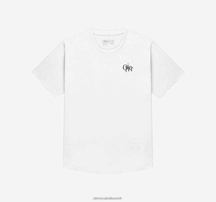 Oliver Cabell Hommes tee 4D0P265 vêtements blanc
